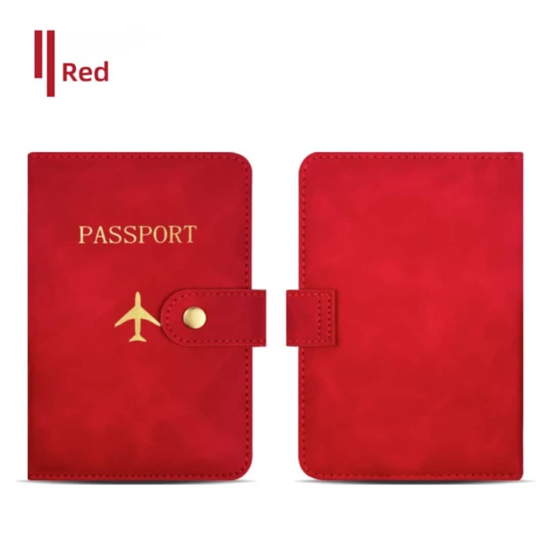 Pochette passeport en cuir élégant