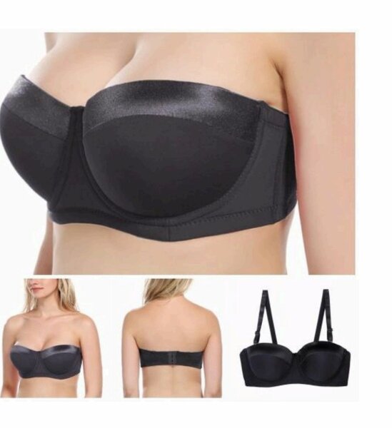 Soutien-gorge bustier noir