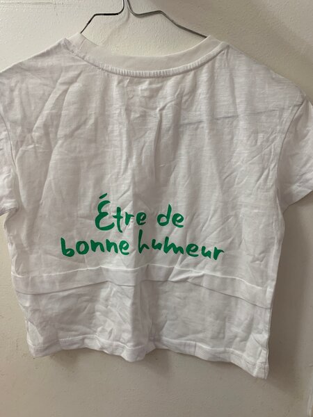 T-shirt Blanc Bonne Humeur