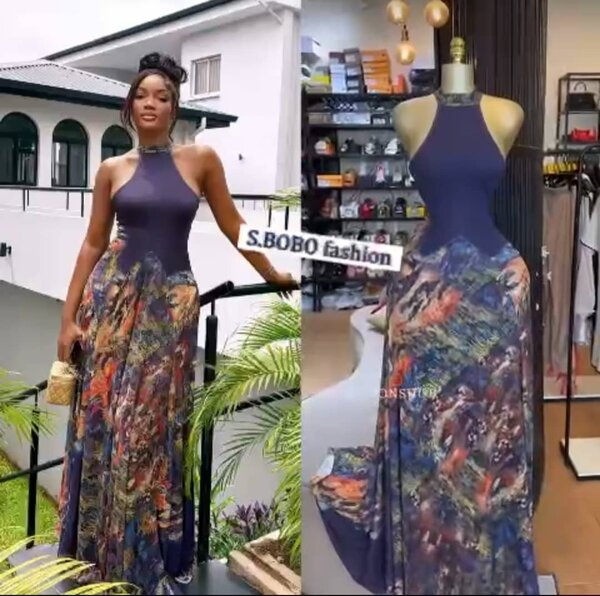 Robe longue élégante femme