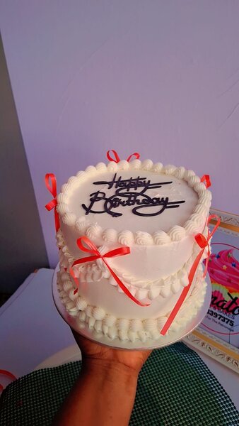 Vintage Birthday Cake