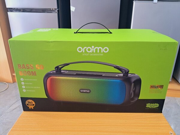 Up to 7 hours playtime Oraimo Bass Go Boom