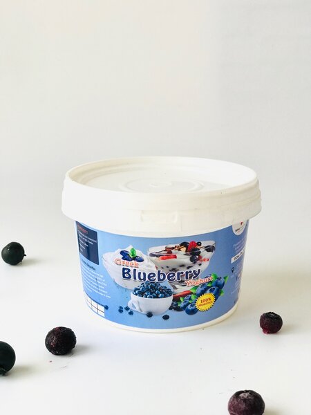 Blueberry Greek yoghurt