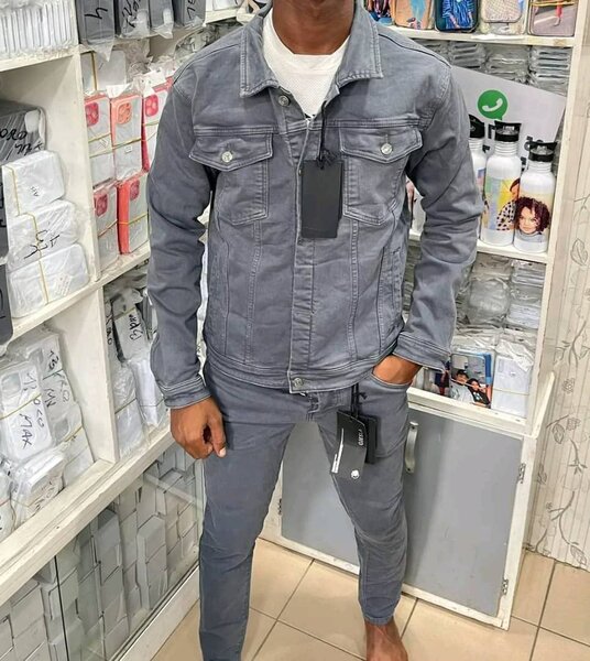 Veste en jean homme élégante