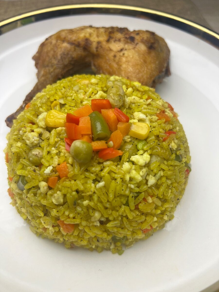 RIZ CANTONAIS + POULET FRIT