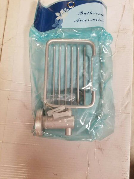 Porte-savon mural en acier inoxydable