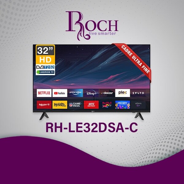 TV HD 32" Roch Android