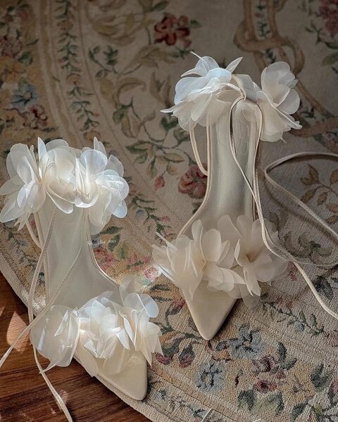 Escarpins floraux élégants