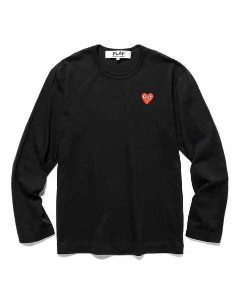 Cdg noir manches longues