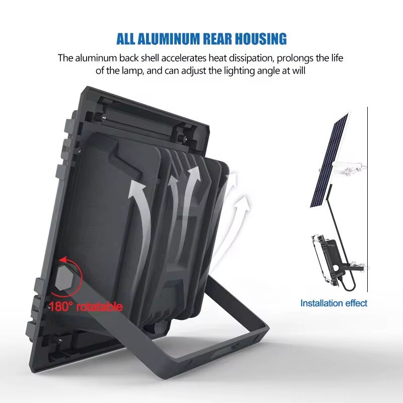 Puissant projecteur solaire 500W