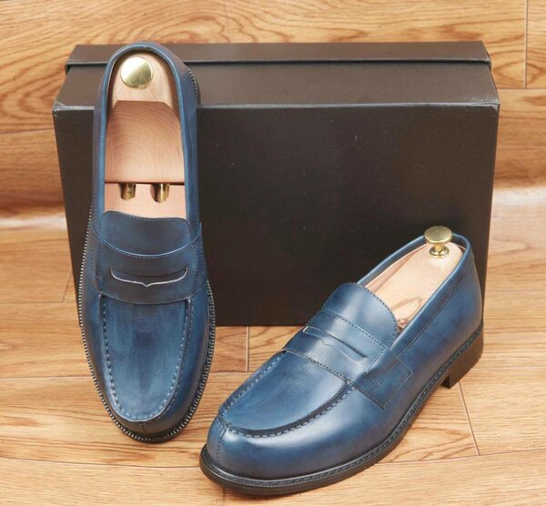 Mocassins en cuir élégants homme