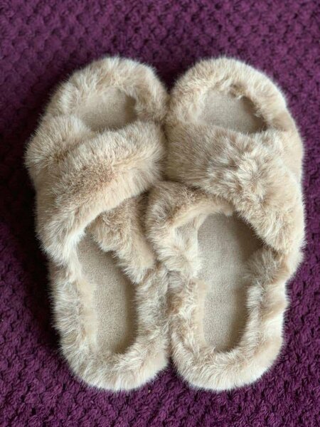 Fuzzy slippers