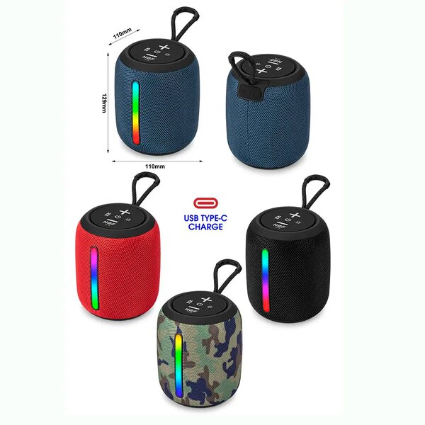 Enceinte Portable Bluetooth LED