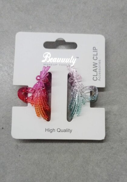 Clips à cheveux multicolores