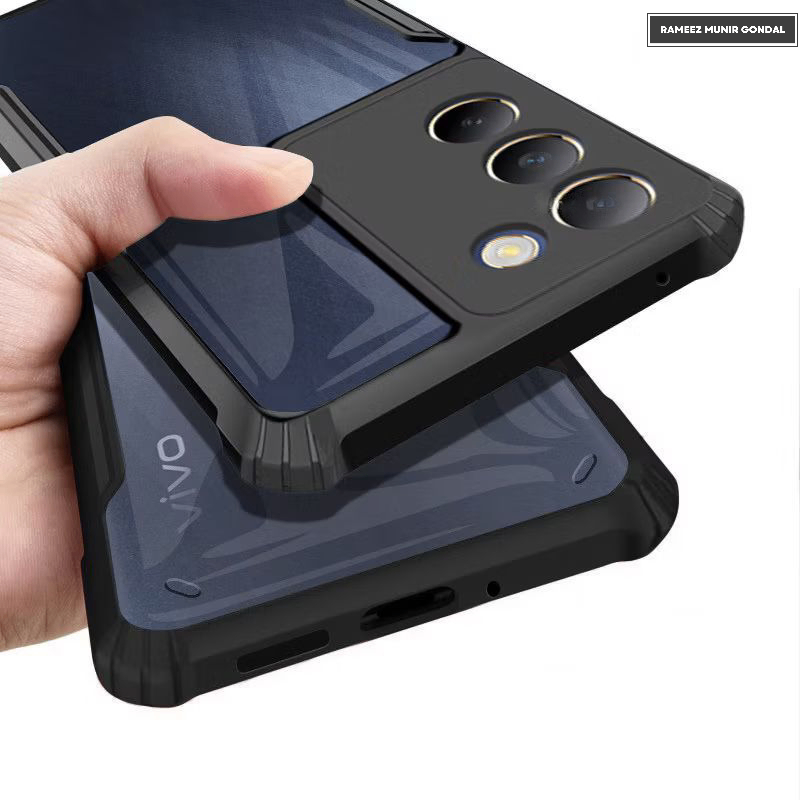 Vivo Y100 Shockproof Armor Back Cover - Premium Protection