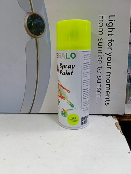 Peinture Spray Jaune Fluo