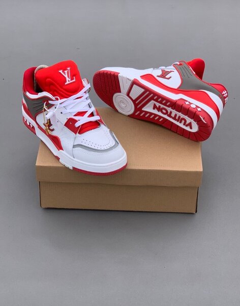 Baskets Top Style Rouge et Blanc