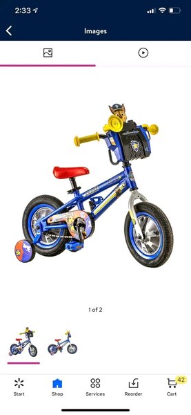 Vélo enfant Pat' Patrouille