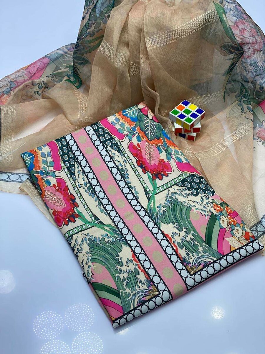 New arrival swiss lawn  3 pc unstitch