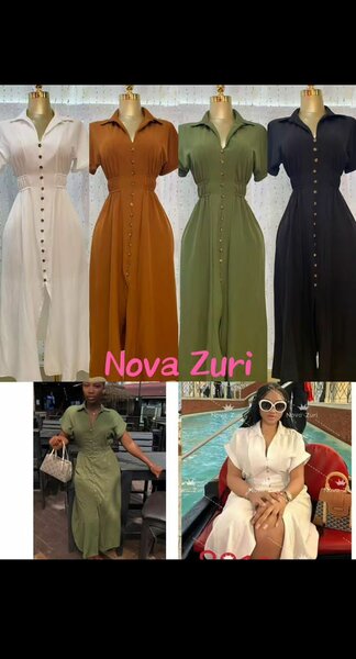 Robe chemise élégante femme