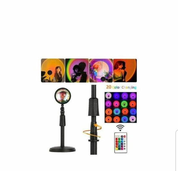 Lampe Sunset LED multicolore