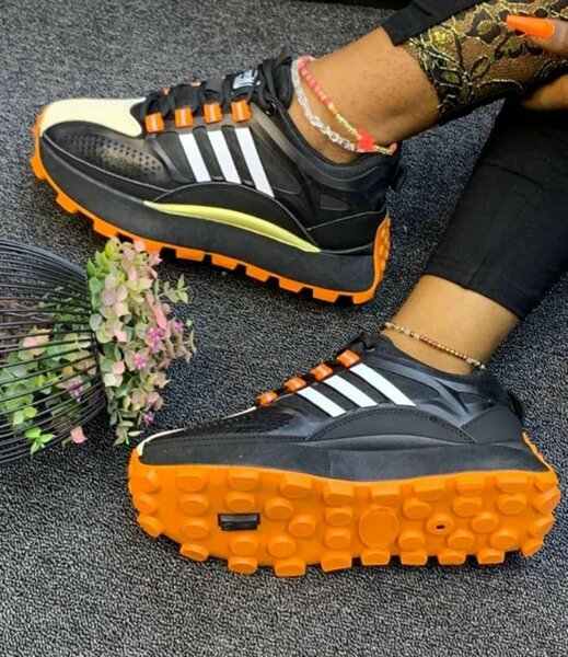 Sneakers tendance multicolores