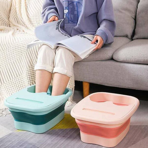 Bain de pieds pliant portable