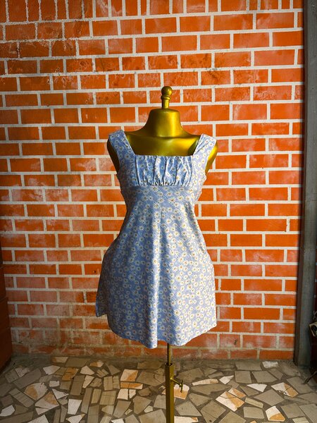 Robe d'été fleurie en coton