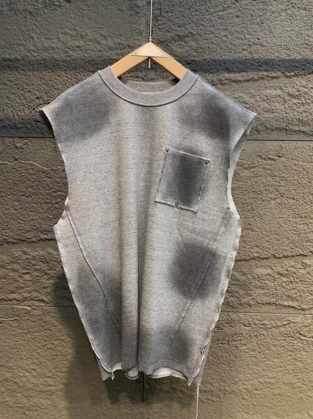 Débardeur en molleton gris