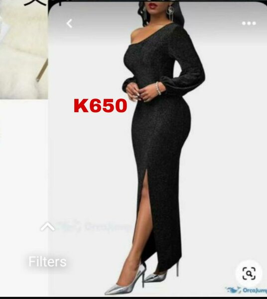 Stylish and high-quality women's black dress