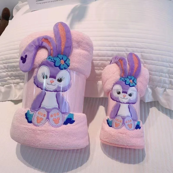 Doux ensemble serviette lapin bébé