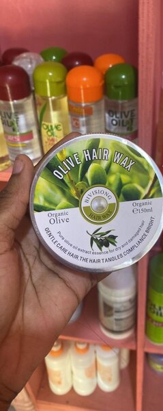 Gel olive hair wax