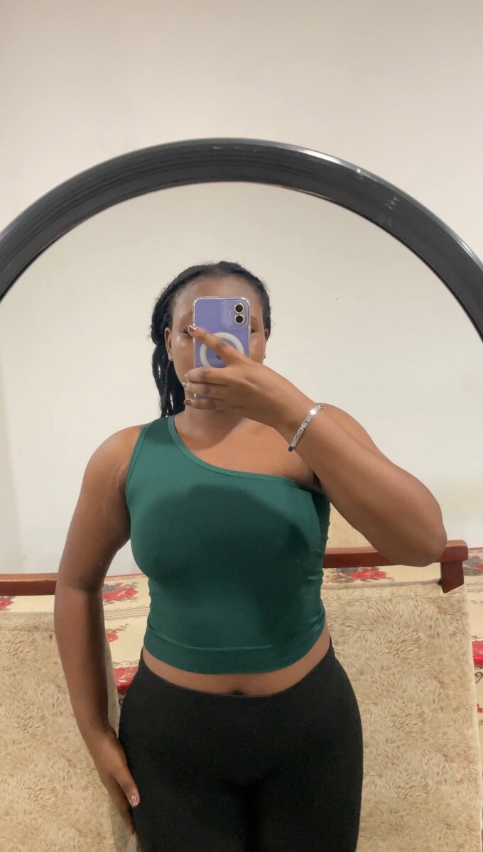 Top de sport asymétrique