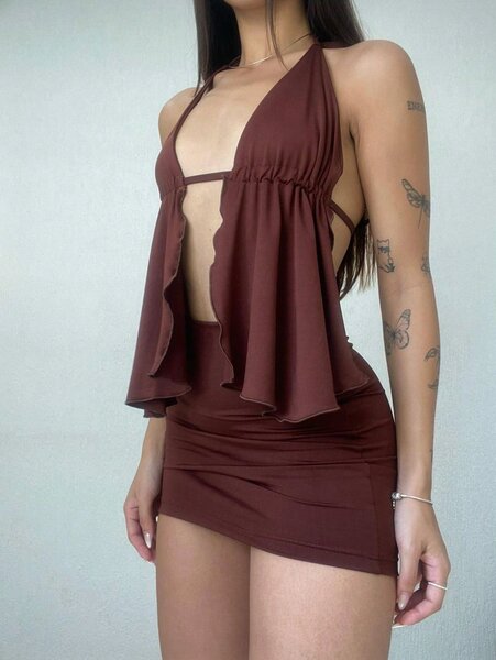 Robe dos nu élégante