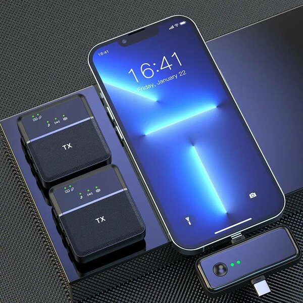 Microphone de Lavalier Sans Fil