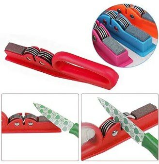 Heavy weight pure nylon plastic knife sharpner