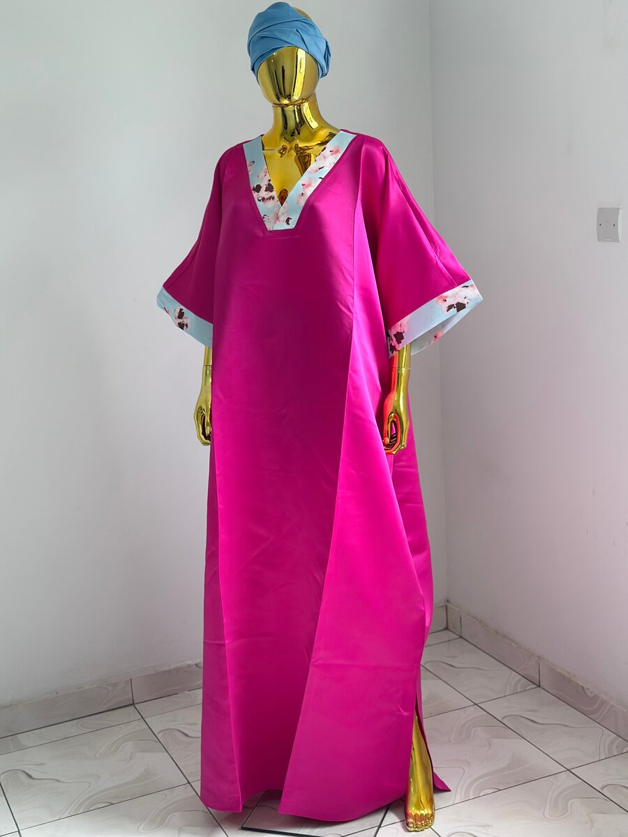 Caftan fuchsia élégant pour femmes