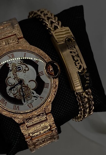 Cartier skeleton Rosegold