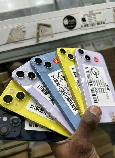 Smartphones multicolores élégants