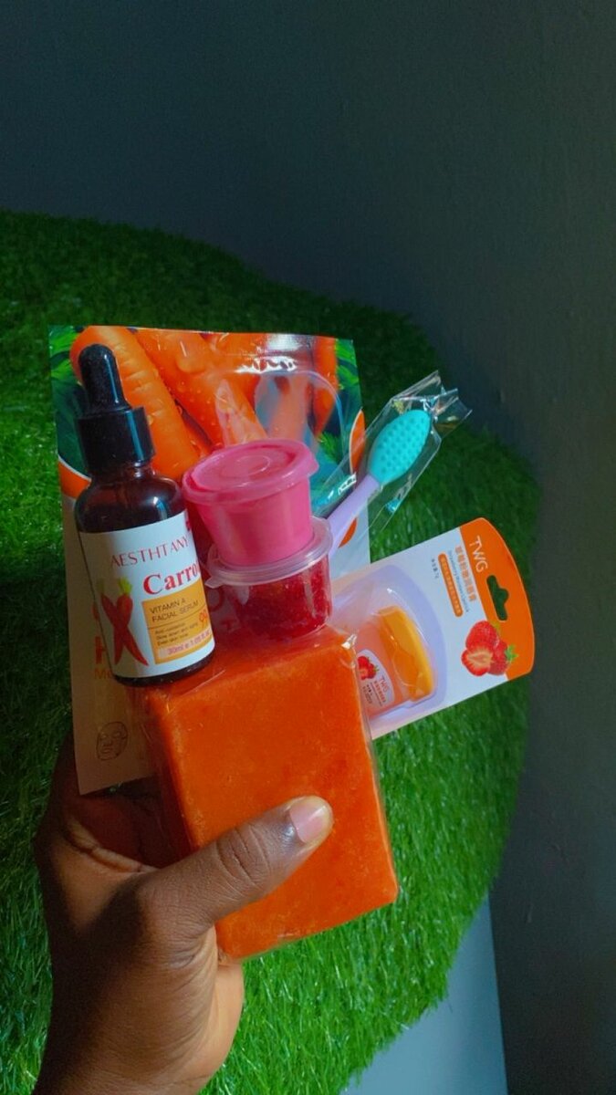 Ensemble beauté exotique carotte