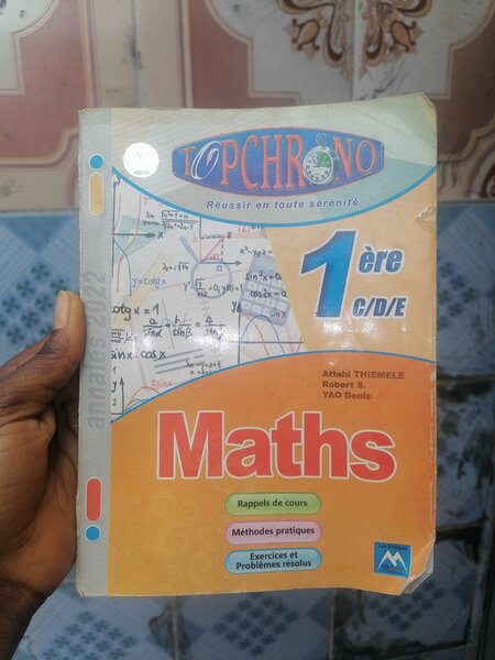 Livre de Maths 1ère C/D/E