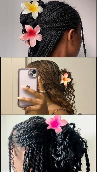 Flower Hair Clips