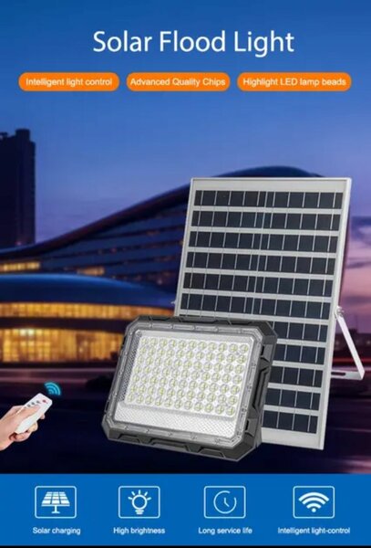 SOLAR FLOOD LIGHT 100WATTS