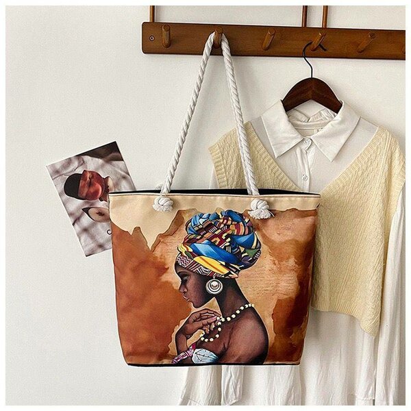 Sac cabas illustré top bag