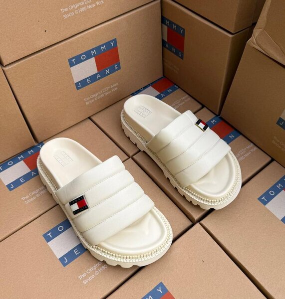 Sandales Blanc Tommy Jeans