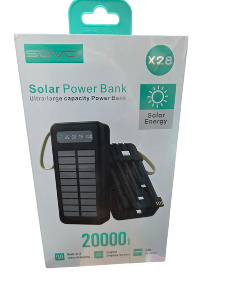 Solar Power Bank 20000mAh
