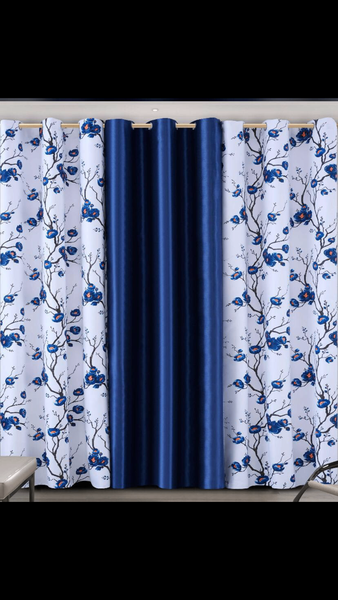 3 in 1  Pure cotton curtain