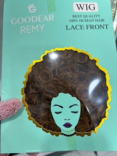 Goddear Remy Afro wigcap.