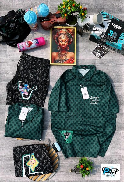 Ensemble chemise et short tendance