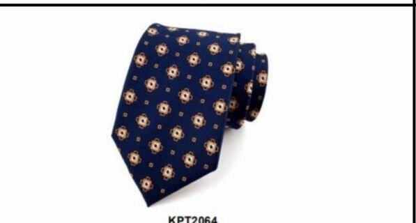 Cravate élégante motif floral